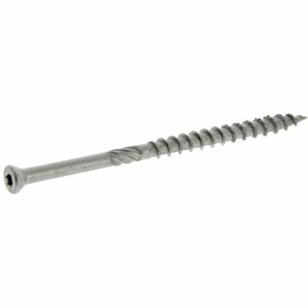 Hillman Wood Screw, #8, 1-5/8 in, Plain 18-8 Stainless Steel Trim Head Torx Drive 42506